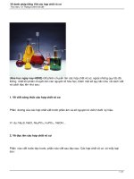 Về danh pháp tiếng Việt các hợp chất vô cơ