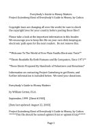 everybody's guide to money matters