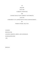 an inquiry into the currency principle