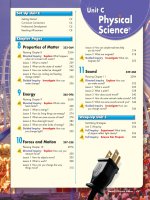 physical science unit c