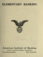 elementary banking - american institute of banking