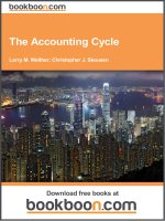 The Accounting Cycle
