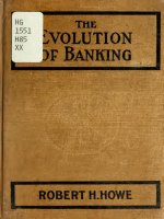 the evolution of banking; a study of the development of the credit system (1915)