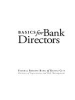 basics for bank directors