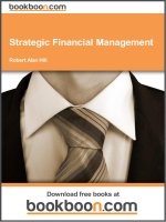 strategic financial management