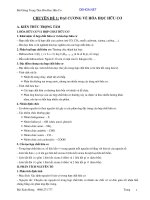 Bài giảng trọng tâm hóa học hữu cơ