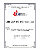 hoàn thiện kế toán nguyên vật liệu tại công ty tnhh may kim anh