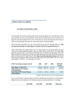 Phân tích dòng tiền ngân hàng