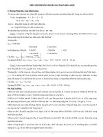 Tổng hợp các phương pháp giải toán hóa học luyện thi đại học