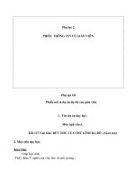 Tích hợp liên môn Bức thư của thủ lĩnh da đỏ