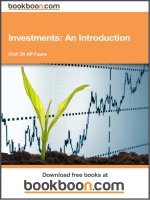 investments an introduction