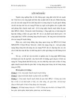 CÔNG NGHỆ MPLS và ỨNG DỤNG MẠNG RIÊNG ảo VPN