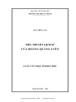 Tiểu thuyết lịch sử của hoạt quảng uyên