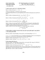 đề thi thử đại học môn toán có đáp án năm 2014 trường trần phú