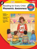 reading for every child phonemic awareness grade k-1