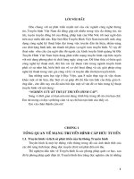 {Đồ án} nghiên cứu kỹ thuật truyền hình cáp