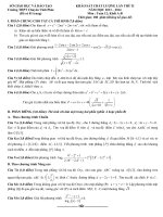 đề thi thử đại học môn toán có đáp án năm 2014 chuyên vĩnh phúc