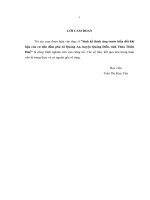 sinh kế thích ứng trước biến đổi khí hậu của cư dân đầm phá xã quảng an, huyện quảng điền, tỉnh thừa thiên huế