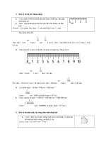 ĐỘ DÀI và  DIỆN TÍCH các hình phẳng