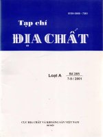 DẪN LIỆU về các PHÂN vị địa TẦNG PALEOZOI TRUNG ở KHU vực lô  gâm