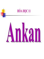 bài giảng hóa học 11 bài 25 ankan