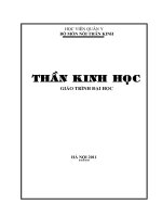 Giáo trình thần kinh học  Học viện Quân Y