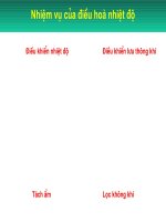 Bài giảng Điều hòa không khí trên ô tô