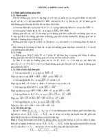 Bài giảng hình học afin và hình học ơclit