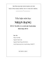 Tìm hiểu và so sánh một số giải pháp nhận dạng chữ in