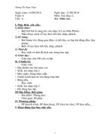 giáo án múa vui lớp 2