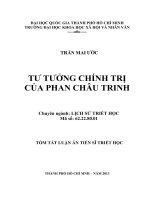 tư tưởng chính trị của phan châu trinh
