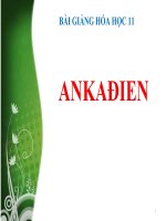 bài giảng hóa học 11 bài 30 ankađien