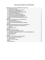 BÀI GIẢNG học PHẦN GIẢI TÍCH hàm