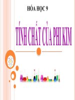 bài giảng hóa học 9 bài 25 tính chất của phi kim