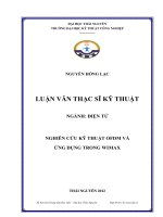 Nghiên cứu kỹ thuật OFDM và ứng dụng trong Wimax