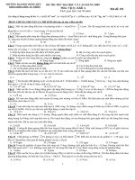 đề thi thử đại học môn vật lý trường khối chuyên khtn