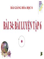bài giảng hóa học 8 bài 34 bài luyện tập 6