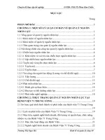 giải pháp quản lý nguồn nhân lực bệnh viện 71 trung ương trong giai đoạn 2011-2015