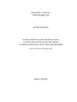 vận dụng nguyên tắc sáng tạo triz xây dựng và sử dụng bài tập sáng tạo dạy học chương các định luật bảo toàn lớp 10 - trung học phổ thông