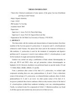 chemical constituents of some species of the genus garcinia (guttiferae) growing in south viet