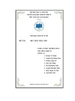 ĐỀ TÀI: Bài thuyết trình bộ 3 bất khả thi