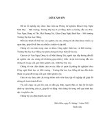 Luận văn công nghệ sinh học Vi nhân giống lan gấm anoectochilus formosanus hayata