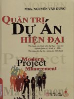 Quản trị dự án hiện đại nguyễn văn dung