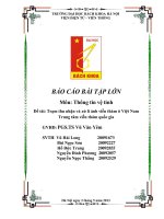 đề tài trạm thu nhận và xử lí ảnh viễn thám ở việt nam trung tâm viễn thám quốc gia