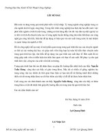 thuyết minh đồ án chế tạo trục răng