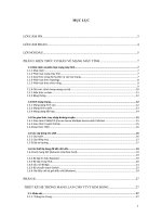 thiết kế mạng lan cho trung tâm viễn thông kim bảng