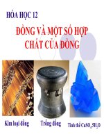 bài giảng hóa học 12 bài 35 đồng và hợp chất của đồng