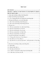 Tổng hợp hệ thống tự động truyền động điện động cơ dị bộ rotor lồng sóc bằng thay đổi điện áp