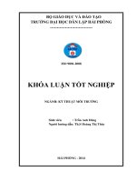 Đồ án Tính toán hệ thống xử lý nước thải bệnh viện lưu lượng 200m3ngày đêm ﻿