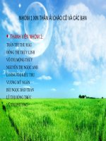 Bài thuyết trình chính sách tiền tệ kinh tế vĩ mô